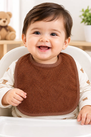 Baby Soft Absorbent Feeding Bibs – Pack of 6