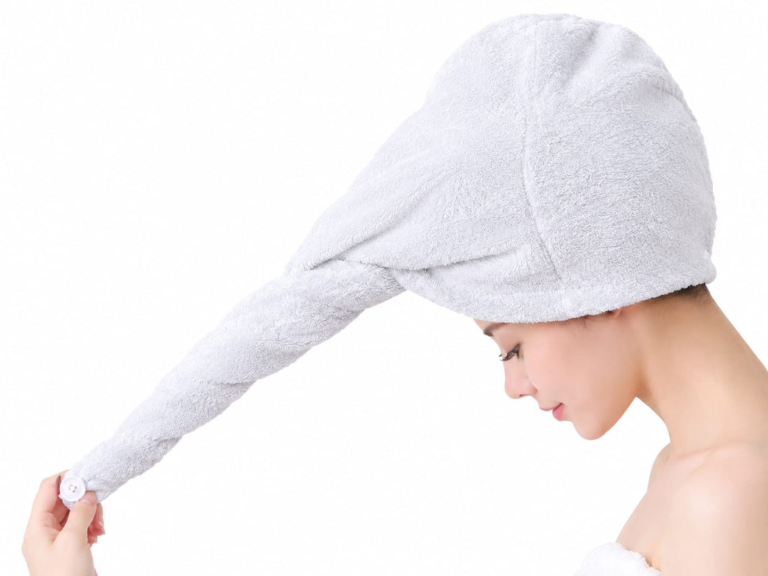 Quick Dry Bath Hair Drying Towel Head Wrap Hat Super Absorbent Shower Cap For Women And For Girls (Pack OF 3)