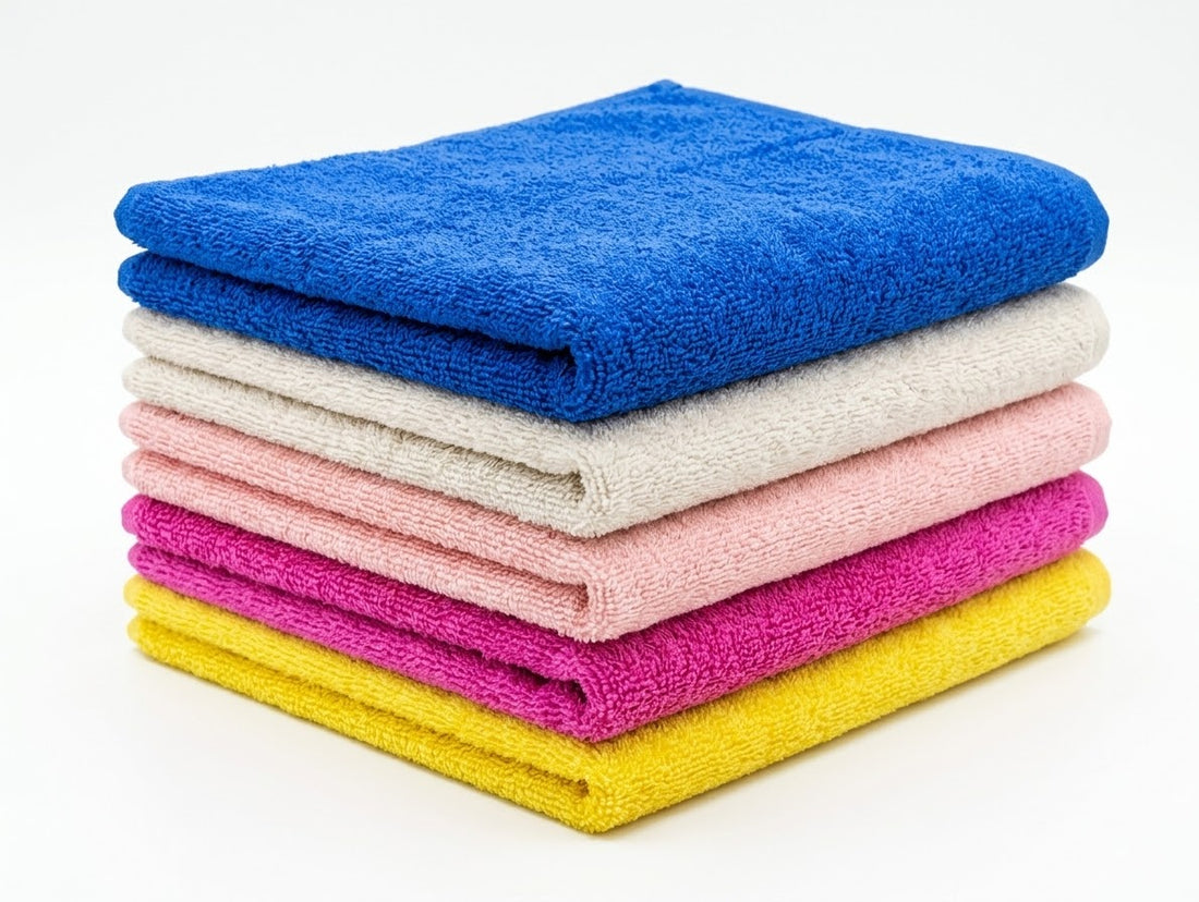 Premium Quality Face Towel/Pocket Towel/Hand Towel/Duster Towel/Bath Towel/Makeup Remover Clothes/ Available in Multiple Colors ( Pack OF 05)