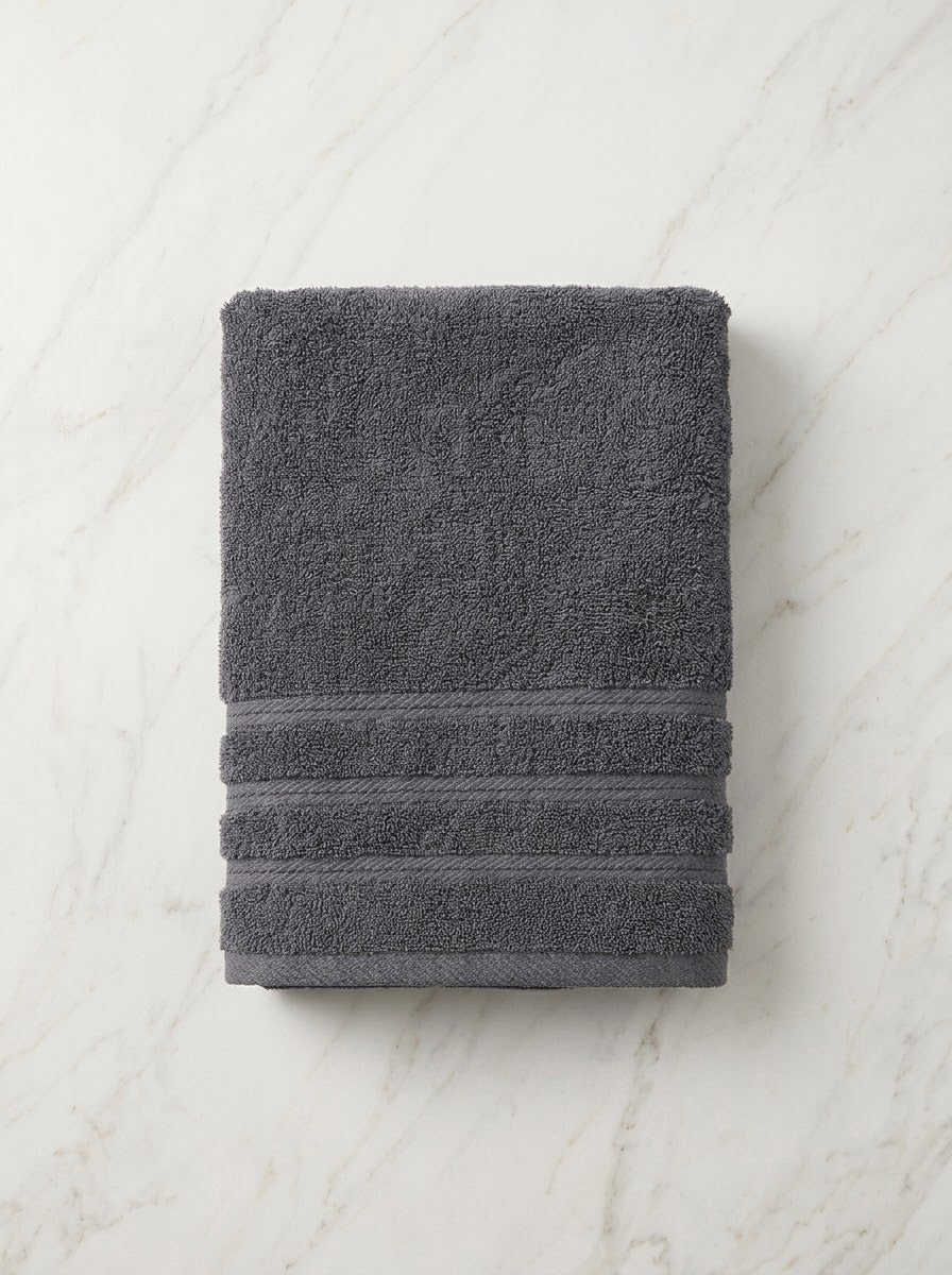 Premium Soft Cotton Hand Towel Highly Absorbent & Reusable ( Size 27*40 Pack of 02 Towel )